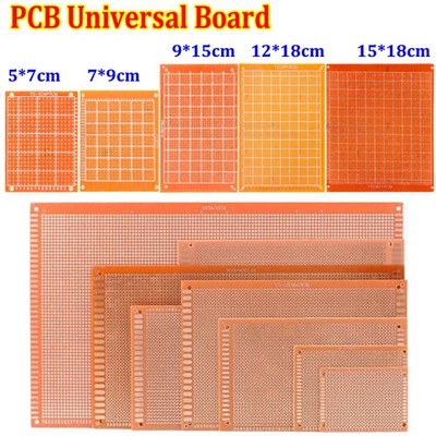 5x7/7x9/9x15/12x18cm DIY Prototype Paper PCB Universal Experiment Circuit Board