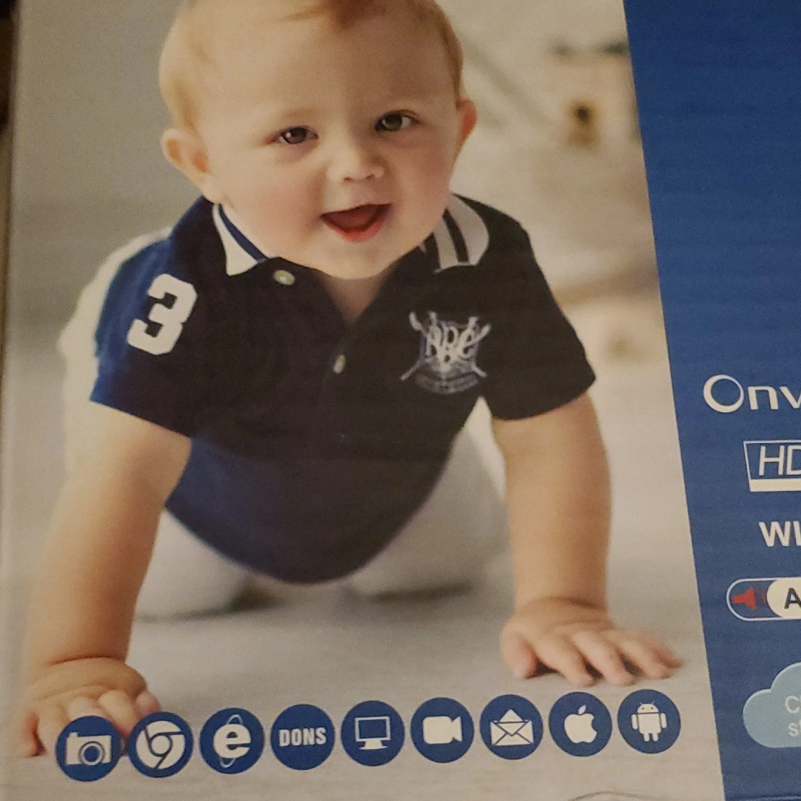 Wi-Fi Baby Monitor with Camera, Apple Compatible