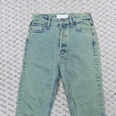Mother Jeans The Tripper Crop Fray Juicy Fruit Wash Pants - 28