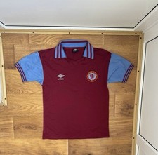 Aston Villa FC Umbro Football Shirt Home 1976/1981 Soccer Jersey Men Size S