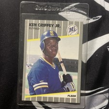 Fleer 1989 Ken Griffey Jr #548 Seattle Mariners Baseball Trading Card