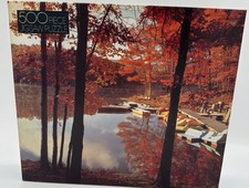 Vintage 1983 Whitman 500 Piece Jigsaw Puzzle Boat Landing NIB