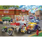 Chris Bigelow - Hot Rod Garage - 1000 Piece Jigsaw Puzzle for Adults
