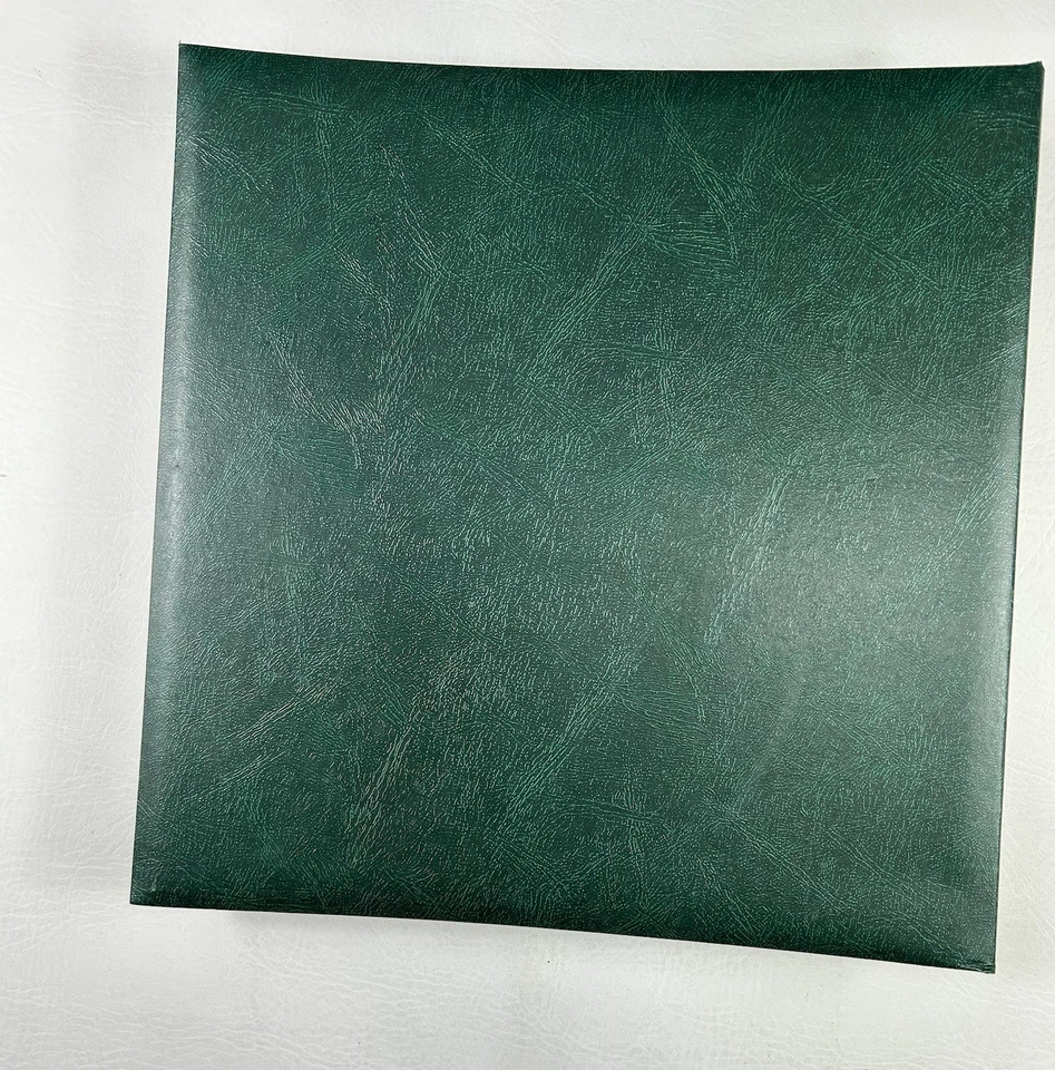 Álbum de fotos de colección biblioteca MBI 400 bolsillo 3 anillos 4x6 verde nuevo Foto 3 de 4