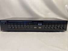 SONY SEQ-120 Stereo 7 Band Graphic Equalizer 2 Channel EQ Tested Working Vintage
