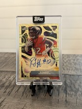 Marketplace image: 2025 Topps Chrome Cosmic Superfractor Variation 1/1 RJ Harvey Denver Broncos RC