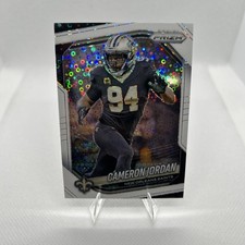 Cameron Jordan 2025 Panini Prizm White Disco Prizm Card-#199 New Orleans Saints