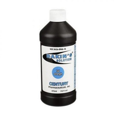 Dakin Full Strength Antimicrobial Wound Cleanser Sodium Hypochlorite 16oz 1