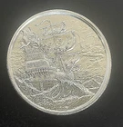 Silver! NO PREY NO PAY 2 Troy oz .999 Fine HIGH RELIEF PRIVATEER in a STORM