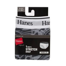 Hanes  Originals Men's STRETCH Brief 3-Pack "modern fit  COTTON STRETCH"