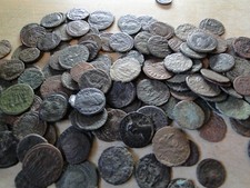 3x Roman Bronze Coins (3rd–4th Century AD) – Good Detail, Authentic Ancient Lot