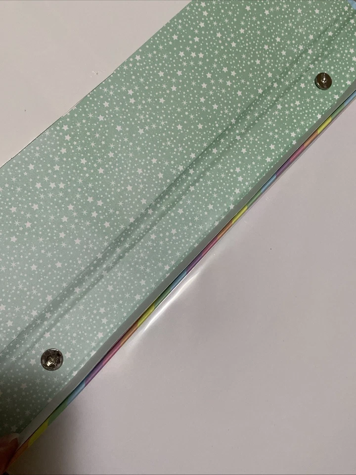 Álbum de recortes Recollections 12”x12” - 30 páginas - rayas pastel arco iris NUEVO Foto 4 de 4