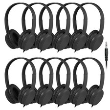Gaosen GS30 Classroom Headphones 10 Pack Black
