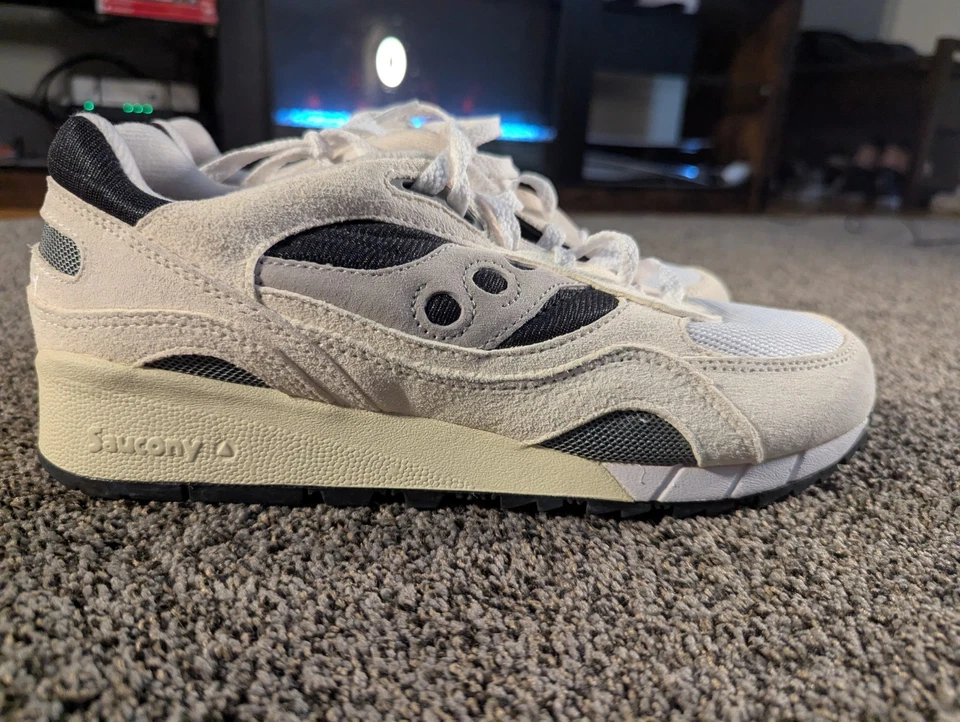 Zapatos para hombre Saucony Originals Shadow 6000 OG blanco/negro/gris talla 10 Foto 3 de 4