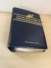 Great Americans On United States Stamps 89 Stamps & 89 22K Gold Replicas  lot