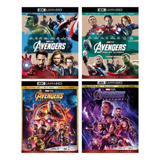 Avengers 1-4 (4K) New