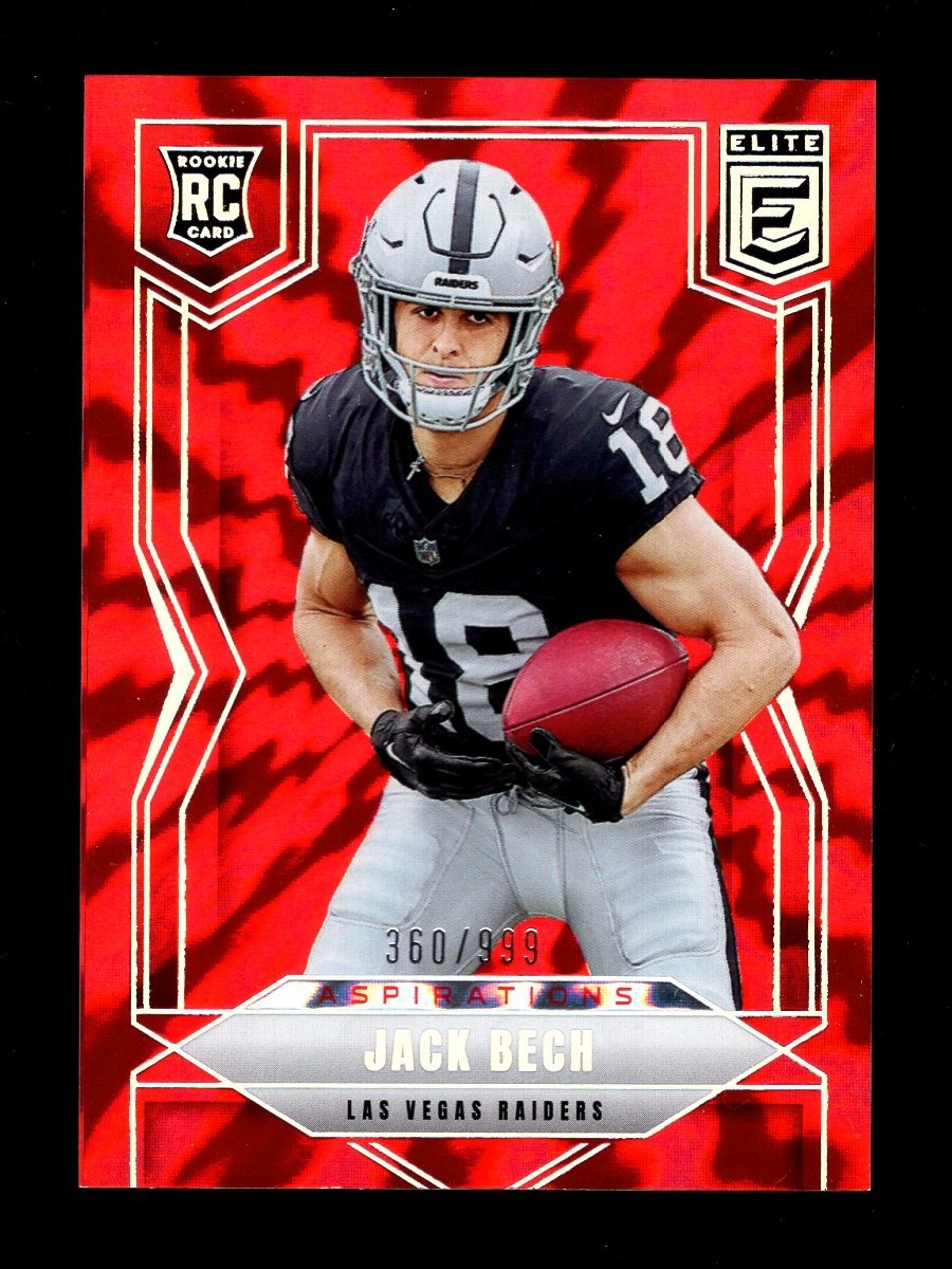 2025 DONRUSS ELITE ASPIRATIONS #177 JACK BECH RC 360/999 RAIDERS