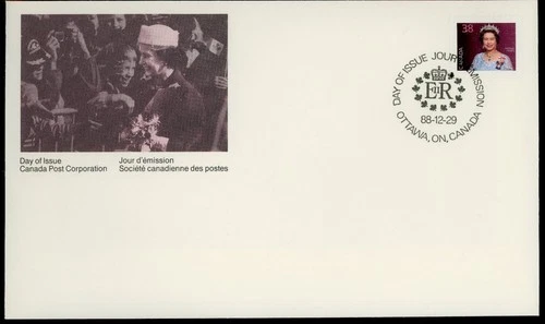 CANADA 1988 QUEEN ELIZABETH II #1184 FIRST DAY COVER !! M190