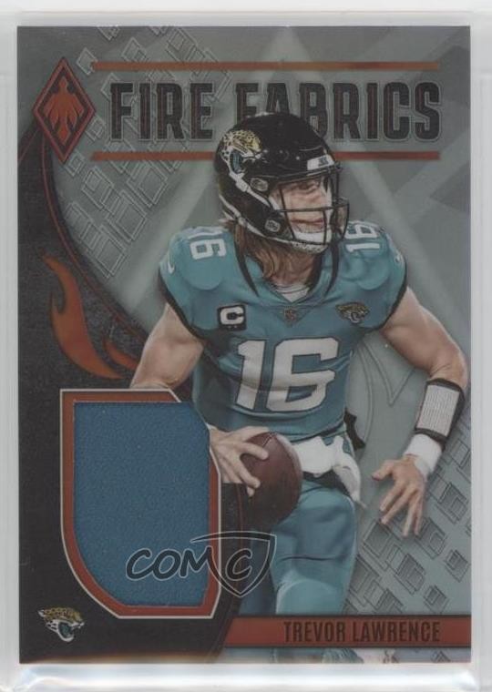 2023 Panini Phoenix Fire Fabrics /150 Trevor Lawrence #FIRE-5 16wc