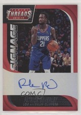 2018-19 Panini Threads Signage Patrick Beverley #5 Auto 0q0