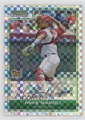 2006 Bowman Draft Chrome X-Fractor 89/299 Mike Napoli #BDP3 Rookie RC 0fo5