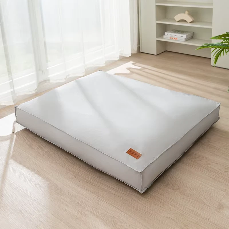 Square Dog Bed Waterproof Soft Sofa Kennel For Small Medium Pets Indoor Comfort