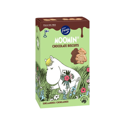 Fazer Moomin Chokladkex 175g | Chocolate-Coated Moomin Biscuits | Finnish Coo