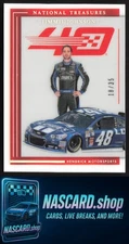 2024 Panini National Treasures Jimmie Johnson Hendrick 40th Anniversary #/35