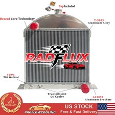 Aluminum Radiator For 1928-1931 Ford Model A Chopped Wchevy Engine At 1929 1930
