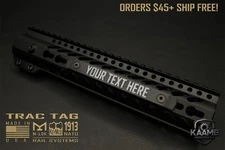 KeyMod GEN 1 XL TRAC Tag for KeyMod Rails (5 Slot) Custo Rail Cover