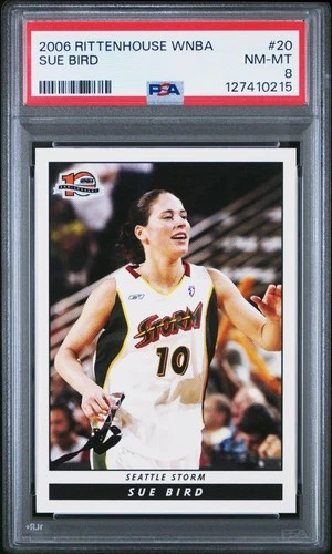2006 RITTENHOUSE WNBA #20 SUE BIRD PSA 8