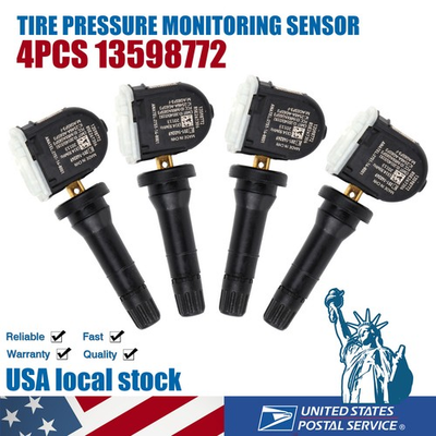 #ad 4pcs Tire Pressure Monitor Sensor TPMS 13598772 For CHEVROLET TRAX VOLT SONIC $25.99
