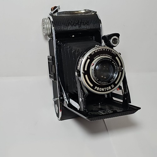 Macchina fotografica pieghevole vintage Franka Werk Rotfix Prontor II, made in Germany buone condizioni