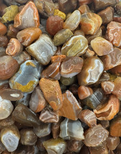 One Pound Lot 🔥 Lake Superior Agates * Free Shipping! Over 100 Unique Gems 1lb.