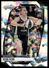 Sevgi Uzun Rookie RC 2024 Panini Prizm WNBA #92 Ice Prizms Dallas Wings
