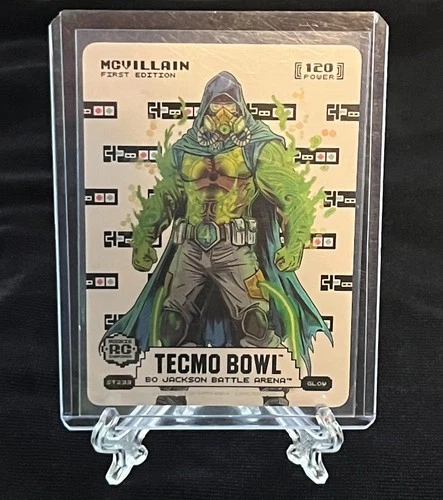 2026 Bo Jackson Battle Arena Tecmo Bowl McVillain Sore Thumb Battlefoil Glow SSP