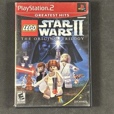 LEGO Star Wars II The Original Trilogy Sony PlayStation 2 PS2 Game & Case Tested