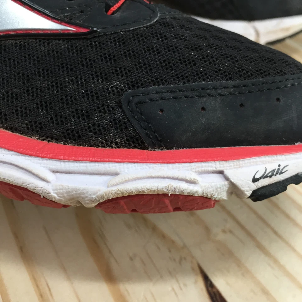 Mizuno Shoes Womens 8.5 Wave Inspire 11 Athletic Sneakers J1GD154404 Black Red - Image 4 of 4