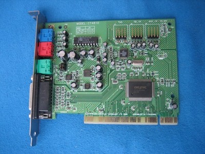 CREATIVE LABS CT4810 SOUND BLASTER PCI   Soundkarte  WINDOWS 95 98 ME 2000