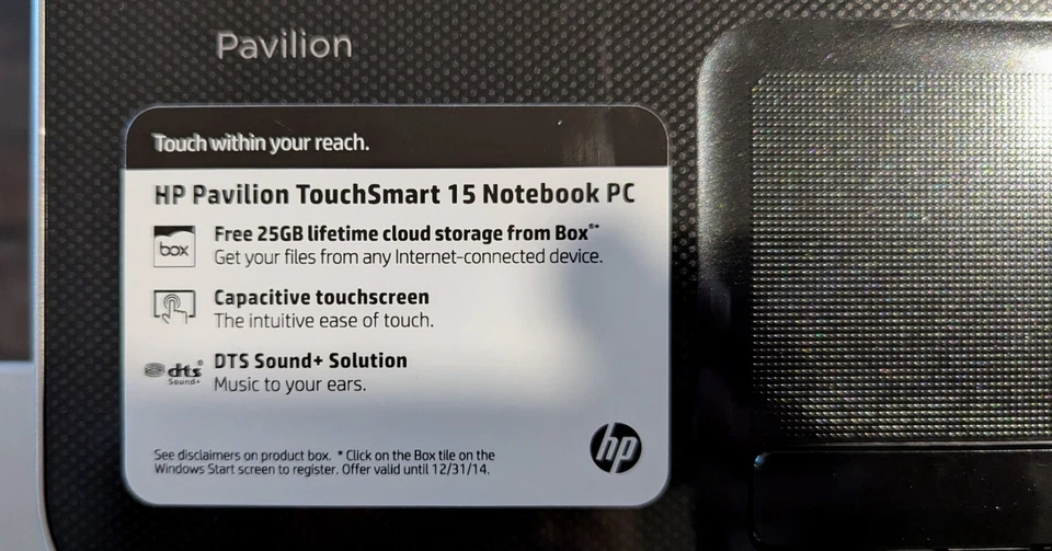 HP Pavilion TouchSmart 15 Notebook PC - Image 3 of 4