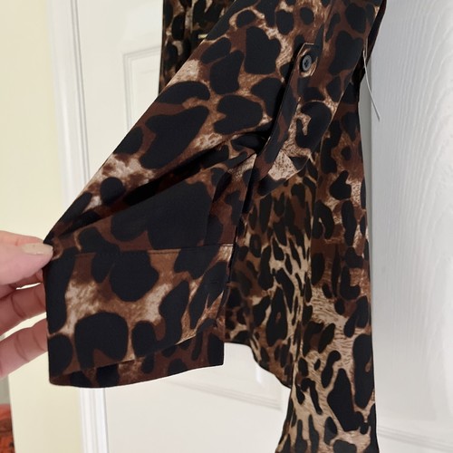 Ladies RAFAEL Cheetah Print Blouse Size Small - NWT - Picture 4 of 7