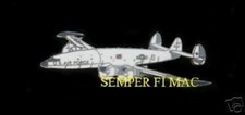 C-69 CONSTELLATION LAPEL HAT PIN UP TIE TAC US AIR FORCE KOREA VIETNAM