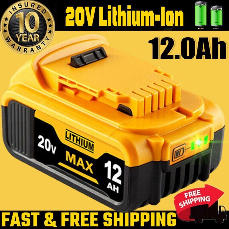 Dewalt 60v Battery 12000mAh DCB200 20V Battery Compatible With