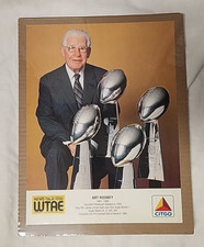 VINTAGE Pittsburgh Steelers ART ROONEY WTAE Poster Shrink Wrapped 10 x 13 RARE