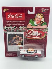 Johnny Lightning Coca Cola Vintage 1955 Chrysler C-300, Red & White, 1:64, NIB