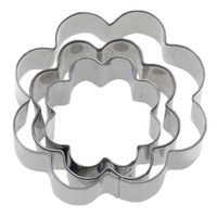 3 Terrassen-Ausstechformen »Rosette«,4,5,6 Cm Westmark