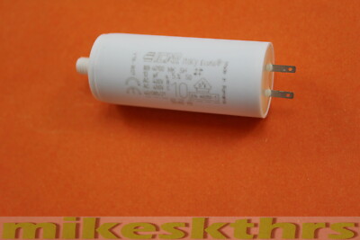 10KBS-2,8 für Rollladenmotoren Motorkondensator 10uF 10µF 450V Stecker 2,8mmICAR