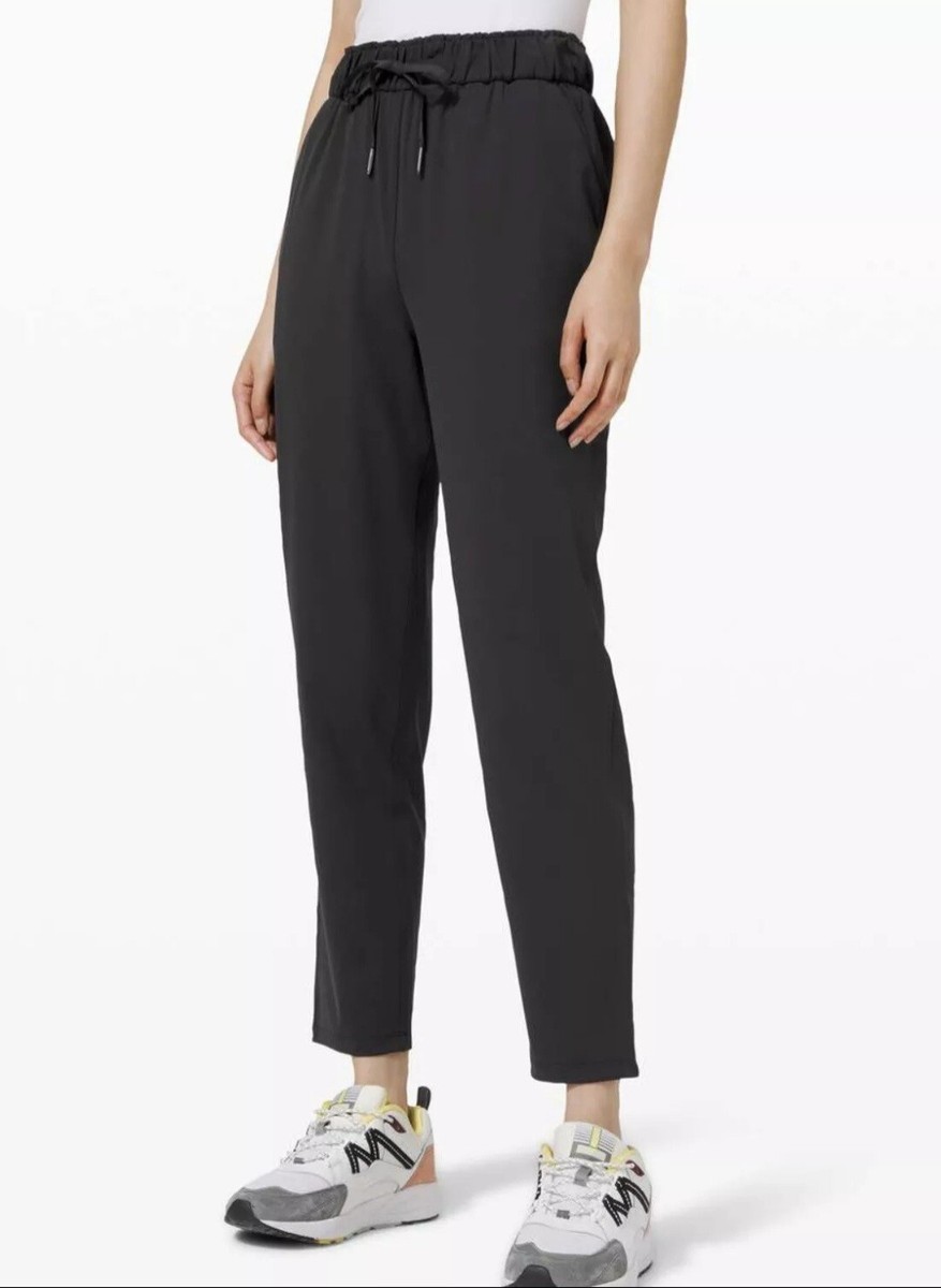 Lululemon Sz 6 Women's KEEP MOVING PANT High Rise Black