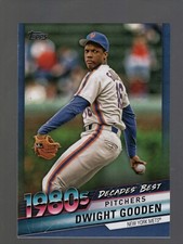 2020 Topps Decade's Best Blue Dwight Gooden #DB-63 New York Mets