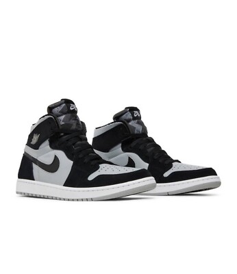 Size 10 - Air Jordan 1 Zoom CMFT Black Light Smoke Grey